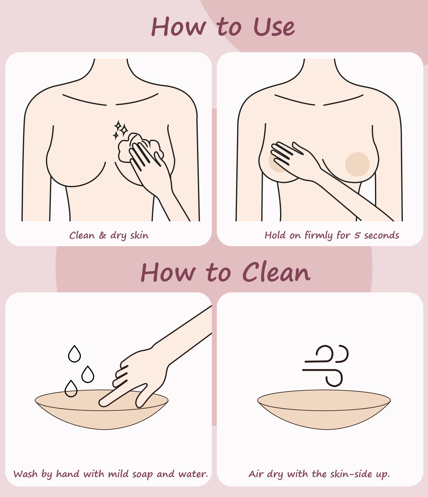 Nipple Covers,2 Shades Resuable Seamless Cakes Nipple Cover No Show, Adhesive Waterproof Silicone Nipple Cover-Large/Cocoa