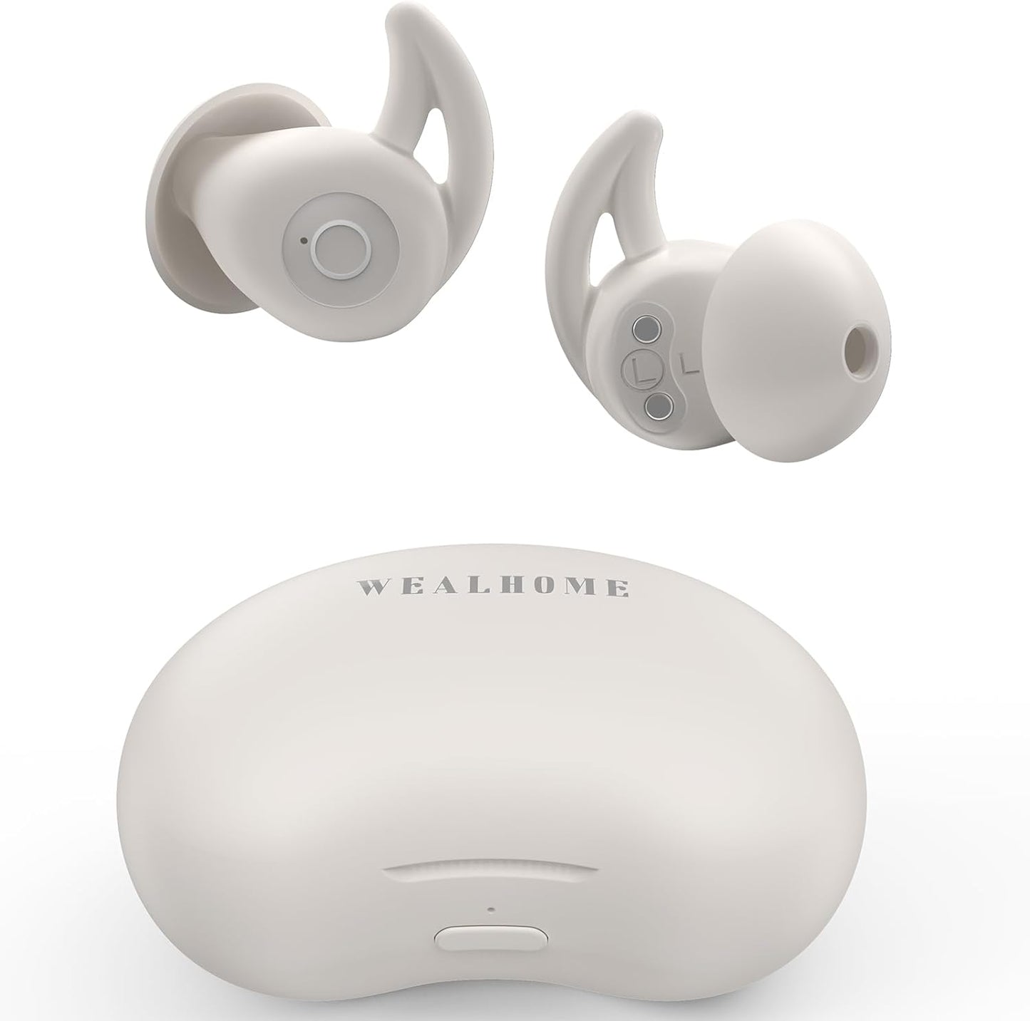 Sleep Earbuds Sound Machine Comfortable Fit for Sleeping, Bluetooth Wireless 40h Playtime (Black）)