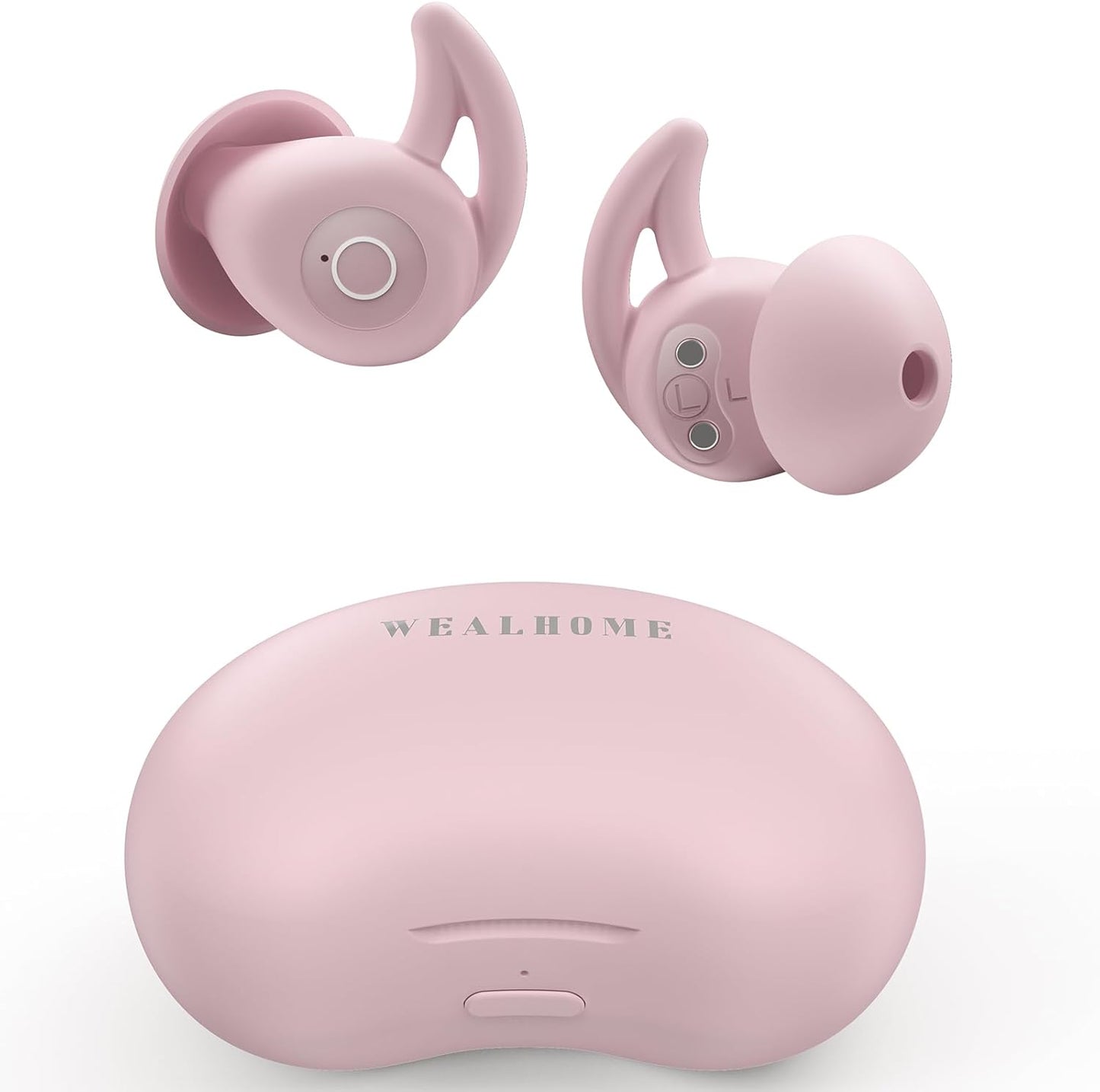 Sleep Earbuds Sound Machine Comfortable Fit for Sleeping, Bluetooth Wireless 40h Playtime (Black）)