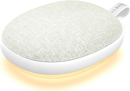 Sound Machine with Ambient Night Light,Timer, 6 Sounds for Kids Adults -Beige